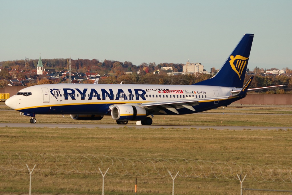 EI-FRO Ryanair Boeing 737-8AS &quot;Gdansk City&quot;