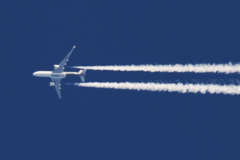 F-WWCF Airbus A350-941 Testflug von/nach XFW