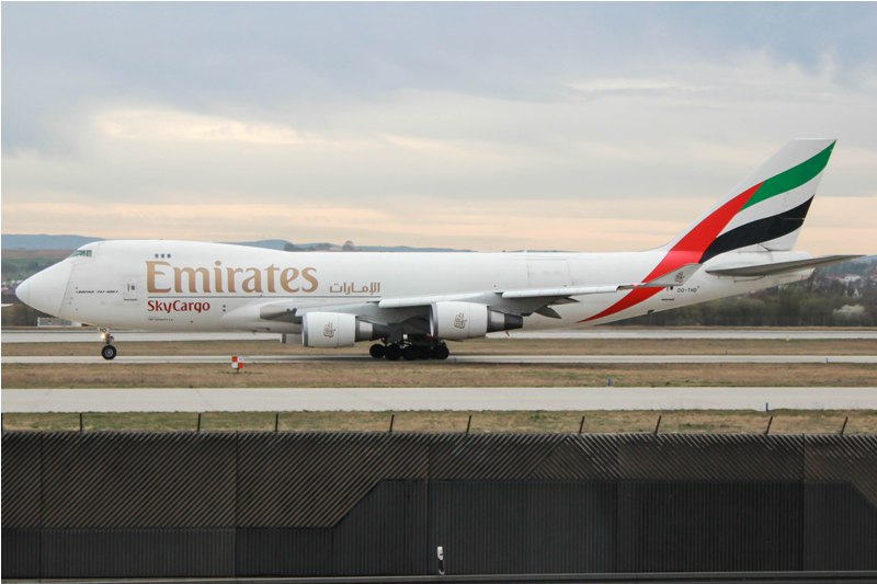 Emirates SkyCargo (TNT)<br />Boeing 747-4HA(ER/F)<br />OO-THD