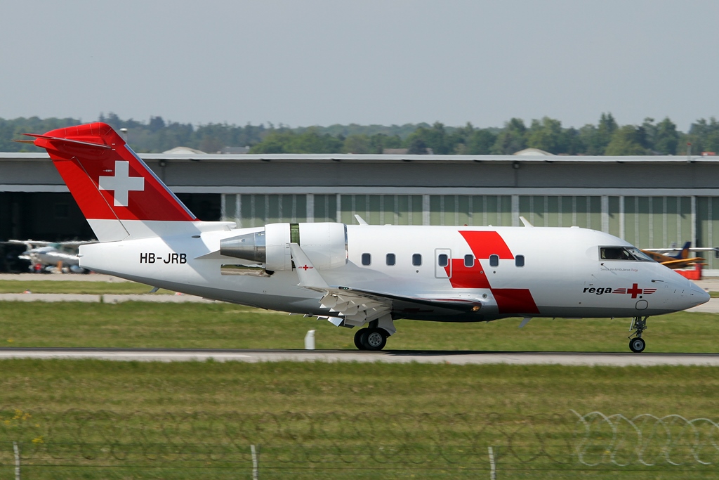 Swiss Air-Ambulance Canadair Challenger 604 HB-JRB