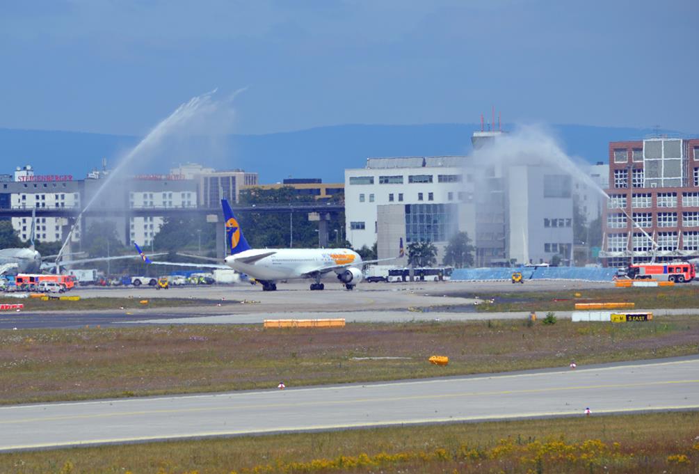 Mongolian Airlines<br />Begrüßung zur erstlandung