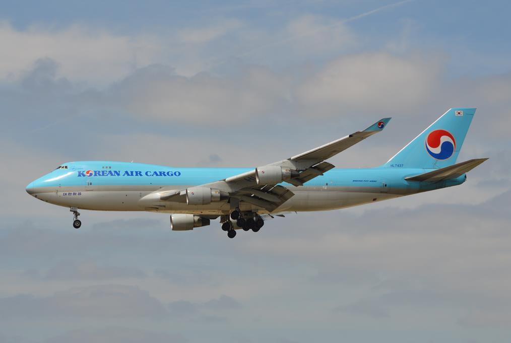 Korean Air Cargo, HLT437,Boeing 747