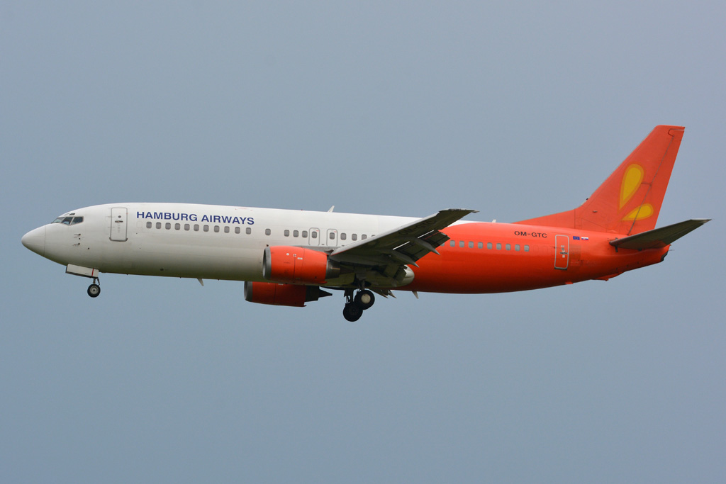 OM-GTC B734 Hamburg Airways