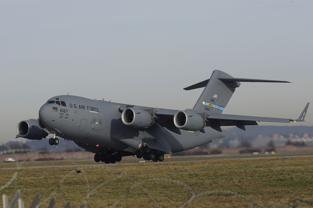 USAF Boeing C17A GlobemasterIII, 06-6167, Dover