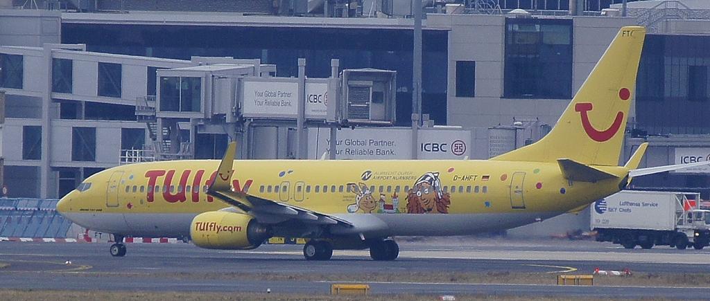 TUI Fly B737-800 D-AHFT<br />Sonderbemalung <br />Albrecht Dürer Airport Nürnberg