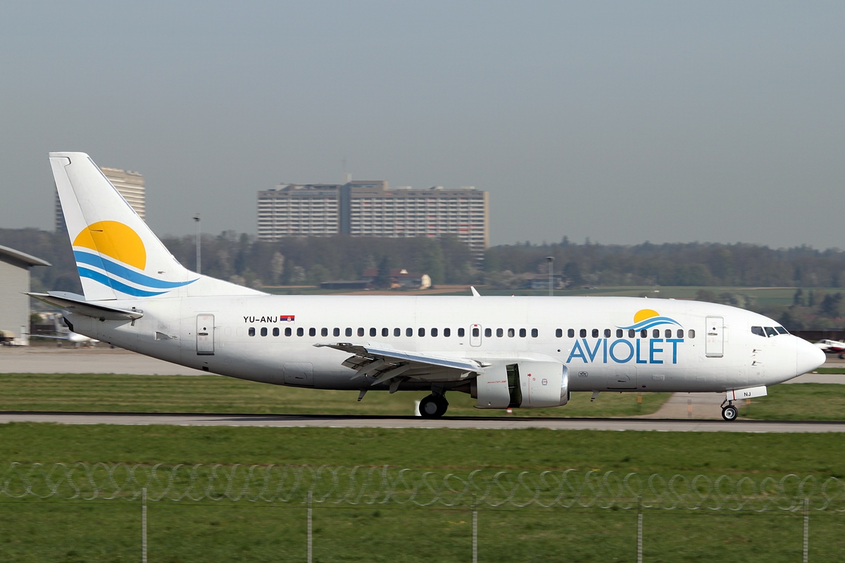 Aviolet Boeing 737-3H9 YU-ANJ