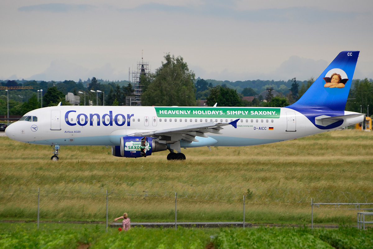 || Condor || Airbus A320-232 || D-AICC ||