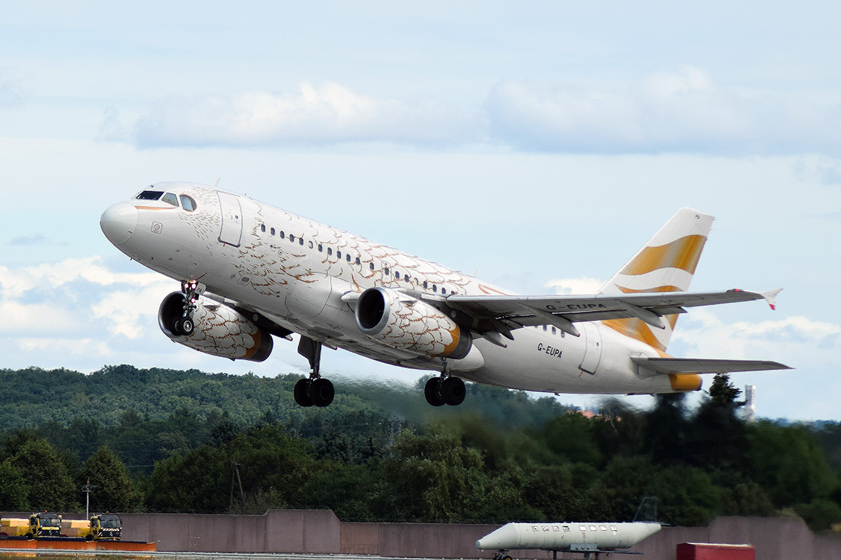British Airways A319 G-EUPA