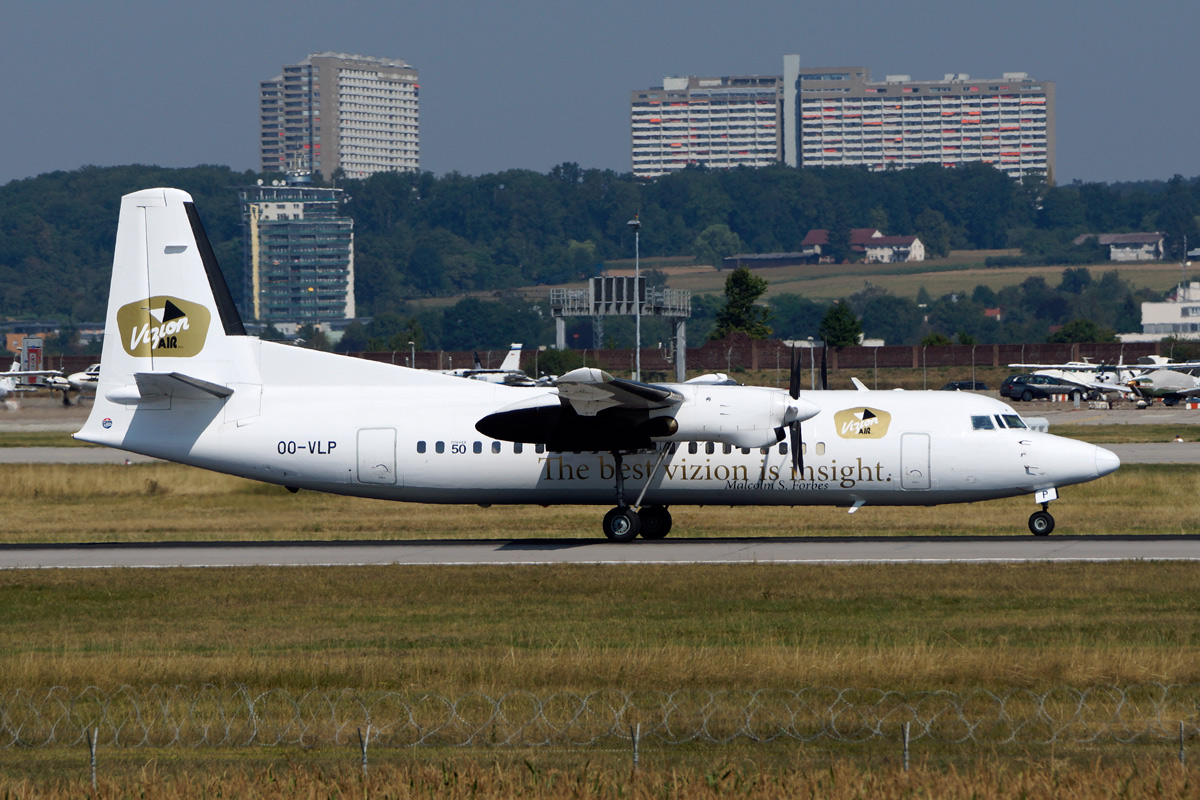 OO-VLP Vizion Air Fokker F50