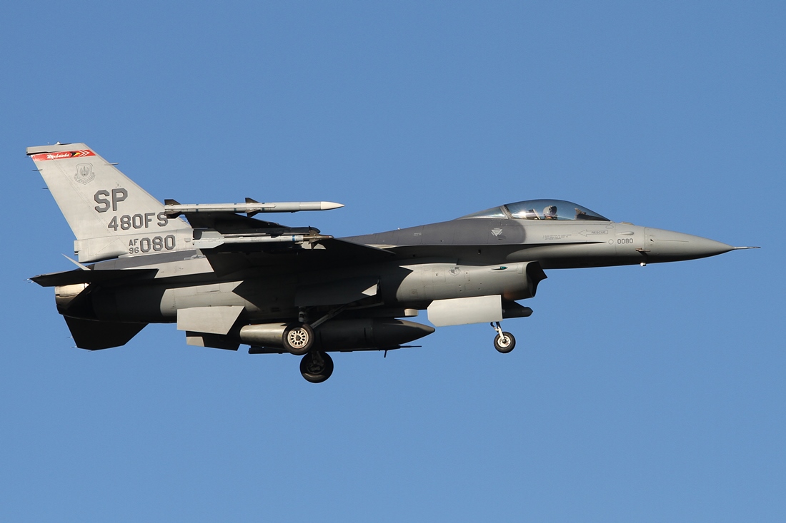 United States - US Air Force (USAF) Lockheed Martin F-16CJ Fighting Falcon 96-0080