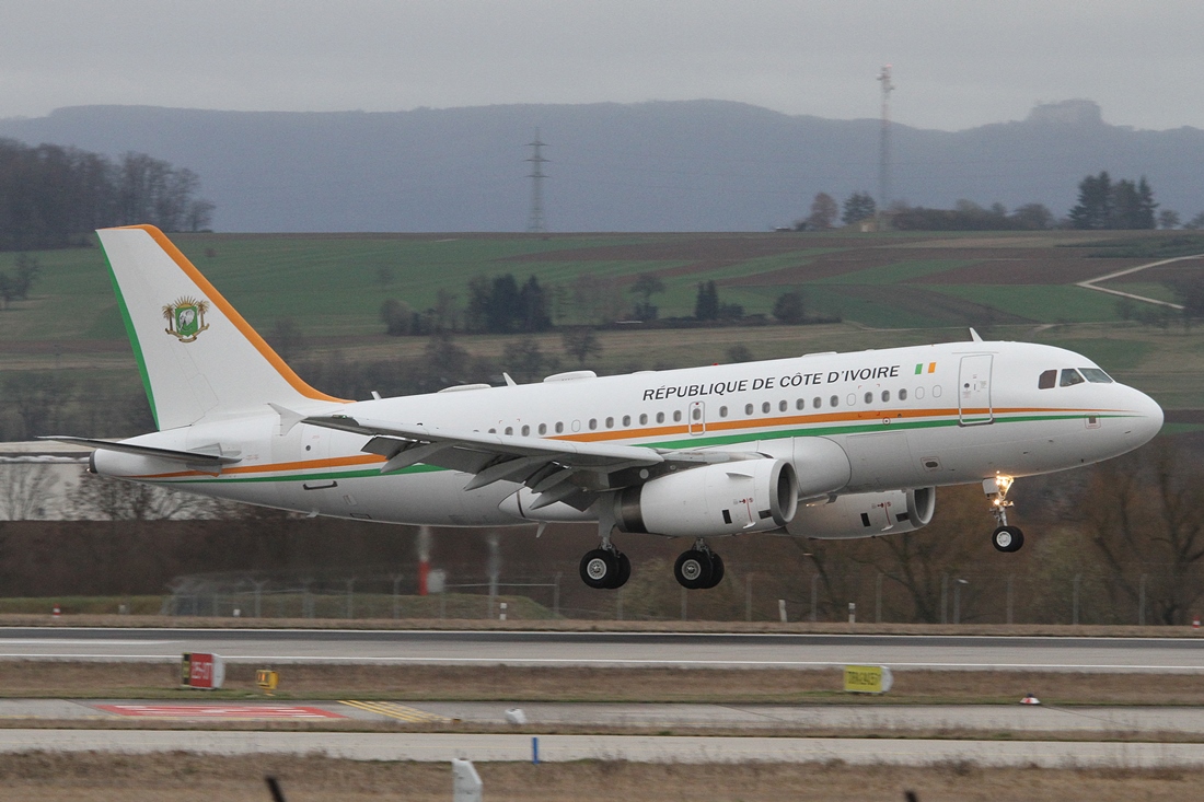 Republique de Cote d'Ivoire Airbus A319CJ