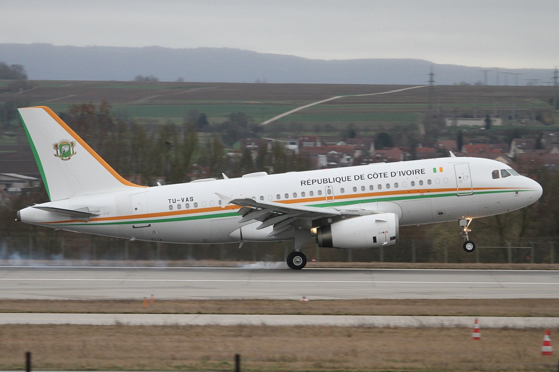 Republique de Cote d'Ivoire Airbus A319CJ