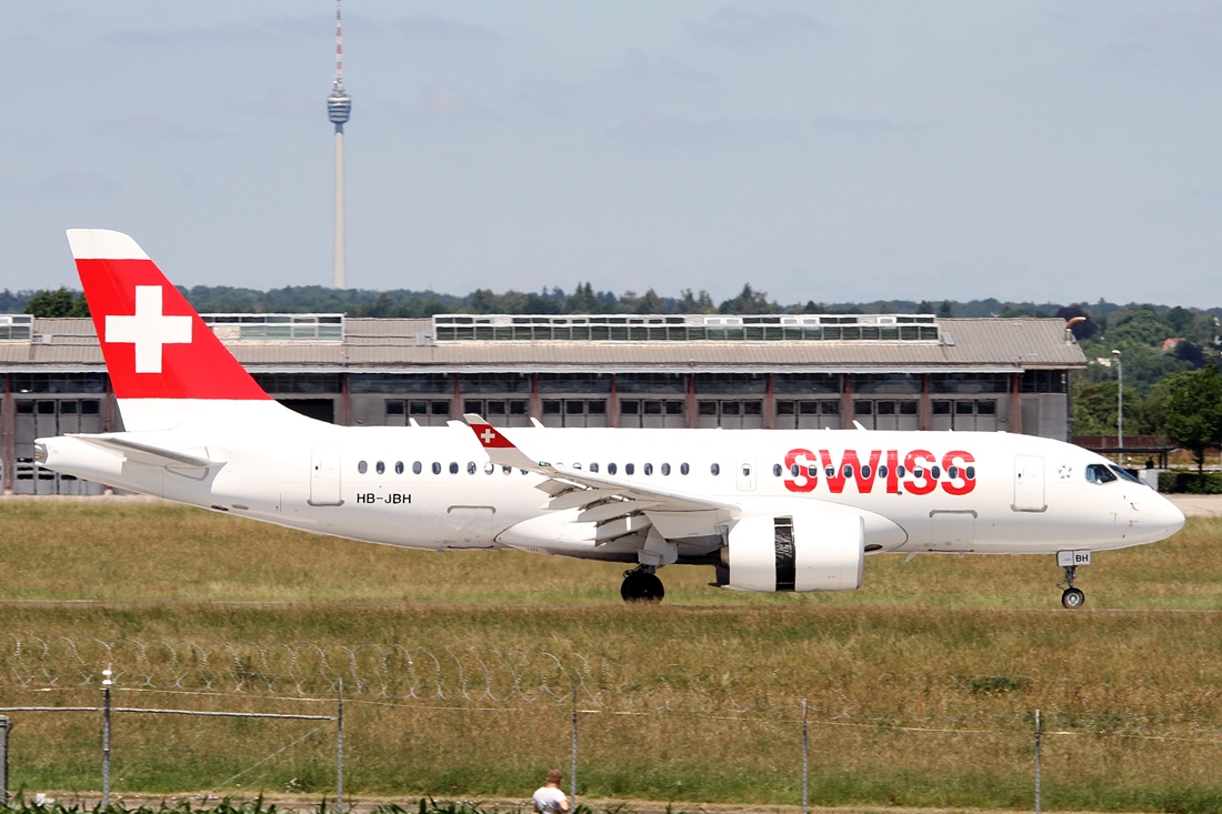Swiss Bombardier CSeries CS100  HB-JBH