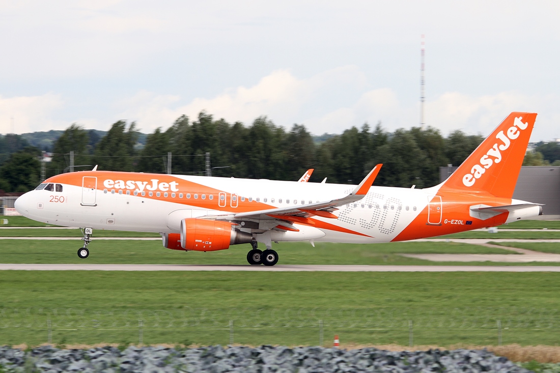 easyJet Airbus A320-214 G-EZOL