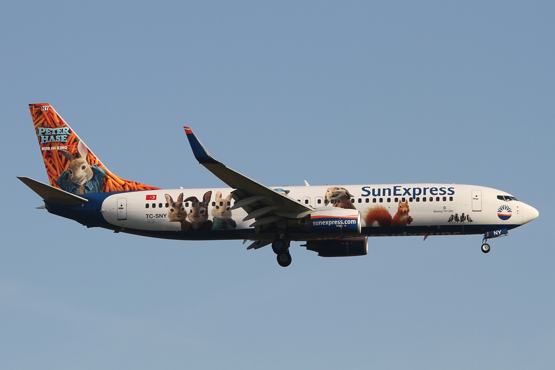 SunExpress  Boeing 737-8K5 TC-SNY