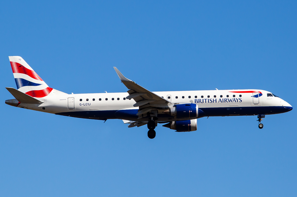 British Airways / G-LCYJ / Embraer 190-100SR