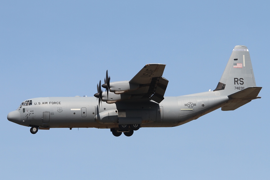 United States - US Air Force (USAF) Lockheed Martin C-130J-30 Hercules 07-4635