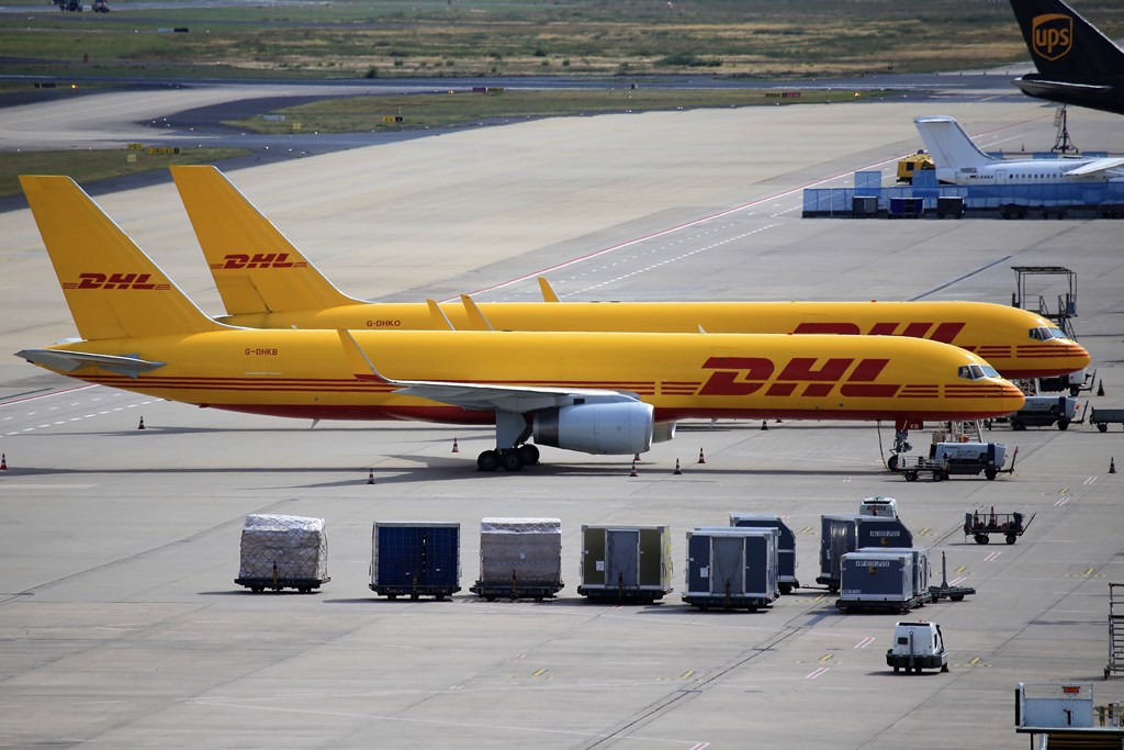 DHL Air - Boeing 757-200F<br />G-DHKB &amp; G-DHKO