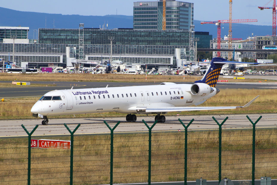 D-ACNU // Bombardier CRJ-900LR (8 Jahre alt) // Lufthansa // LH1204 nach Basel