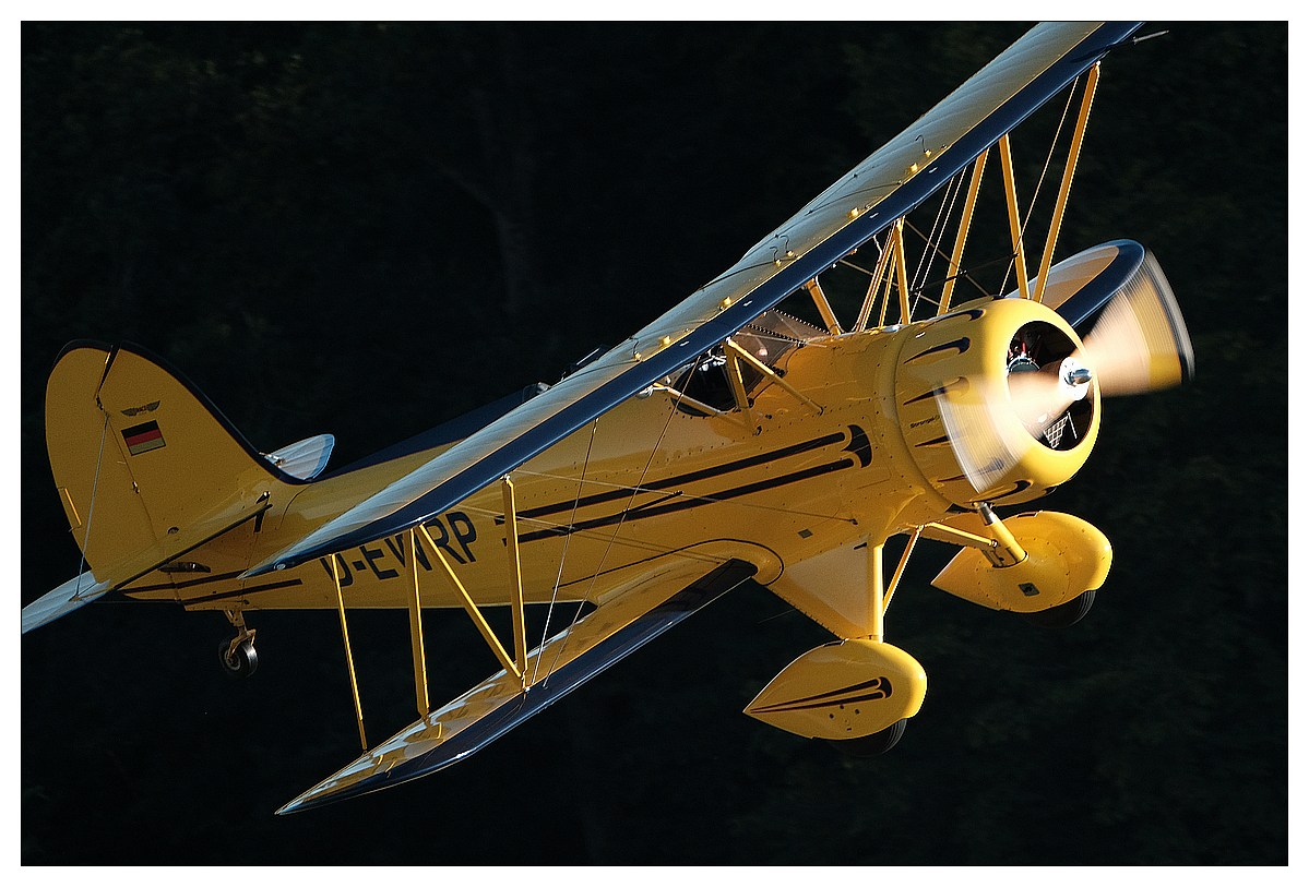 Perfekt vorgeflogene Waco D-EWRP