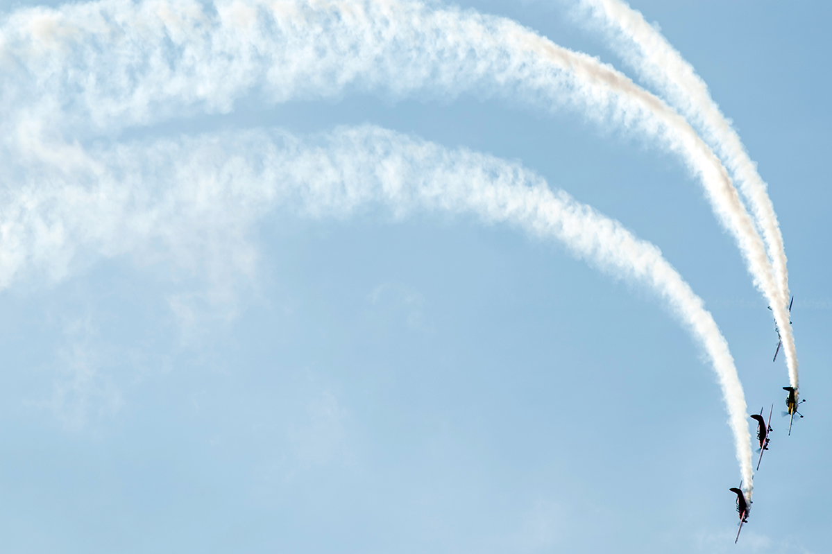 PH-KWI & PH-YAX & PH-DTW<br />Yakovlev Yak-52<br /><br />PH-KAH<br />Sukhoi Su-29