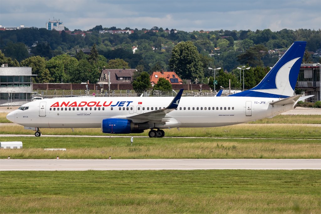 Anadolu Jet / TC-JFN / Boeing 737-8F2(WL)