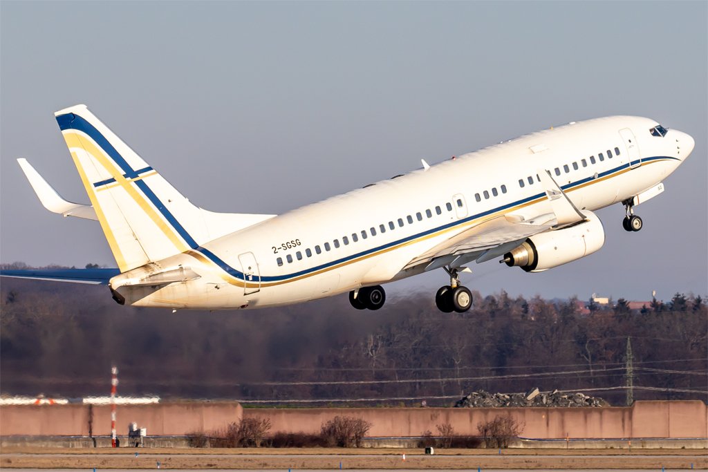 Gainjet Ireland / 2-SGSG / Boeing 737-7H6(BBJ)