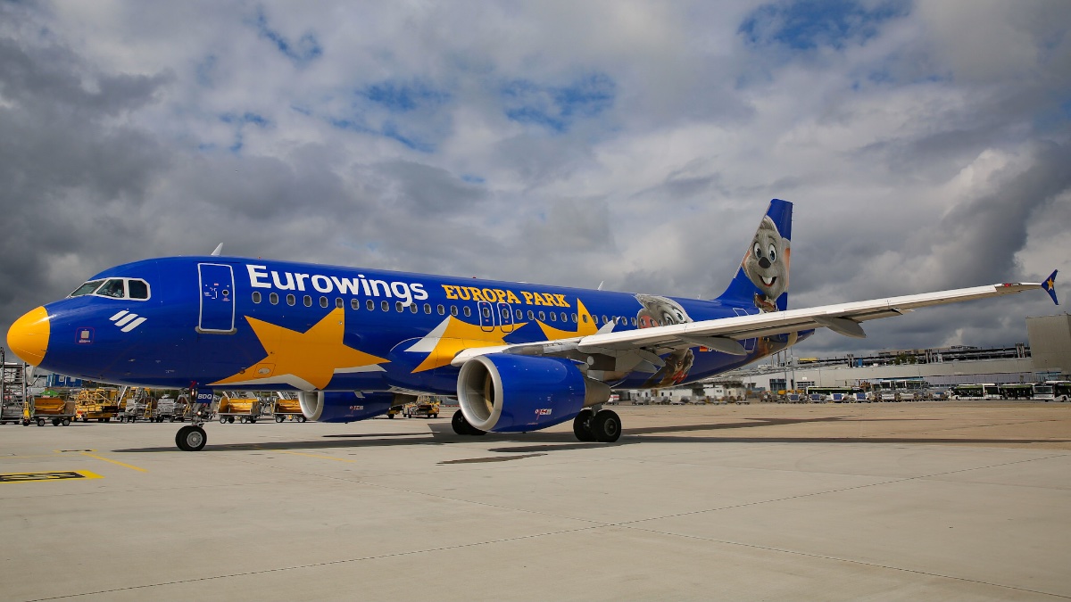 Eurowings „Europapark“ D-ABDQ A320-211
