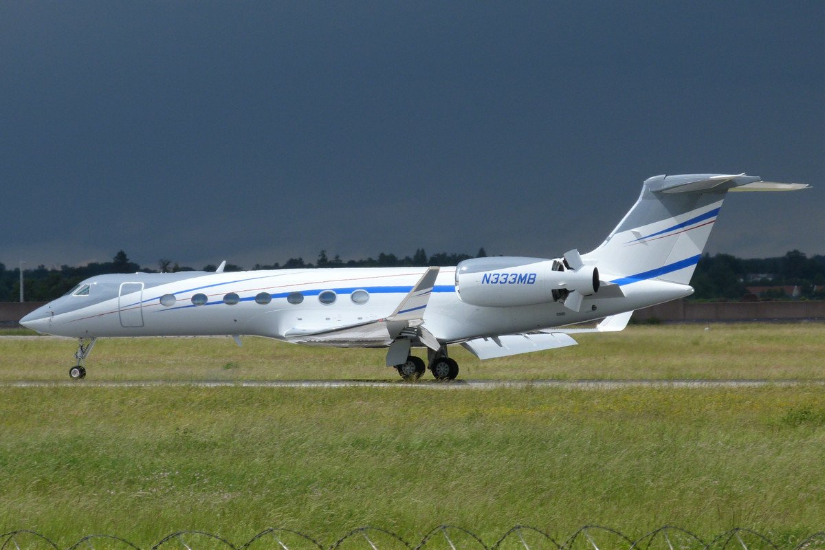 N333MB.   Gulfstream G550