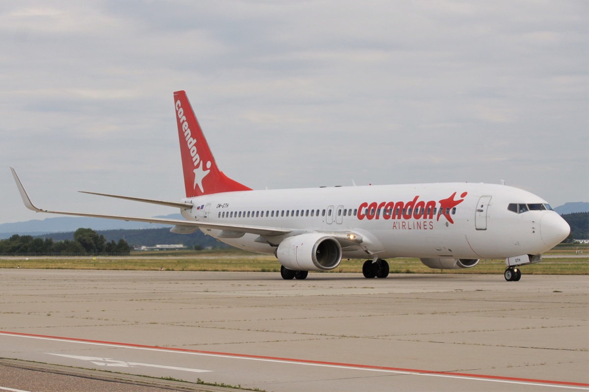 OM-GTH.  737-8BK.  Corendon Airlines