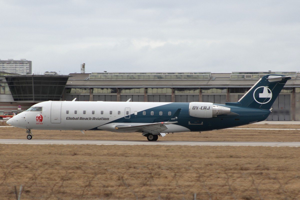 OY-CRJ    Bombardier CRJ-200LR     Global Reach Aviation