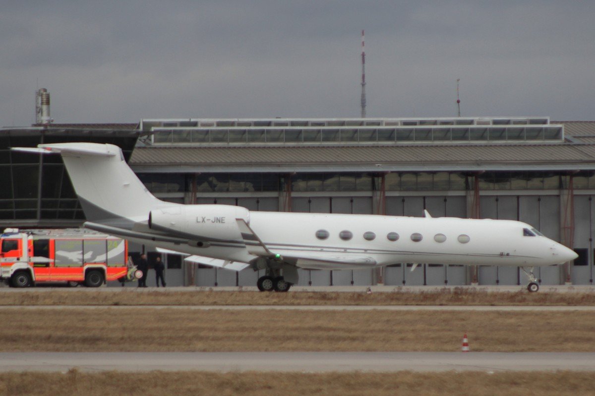 LX-JNE     Gulfstream G550     Global Jet