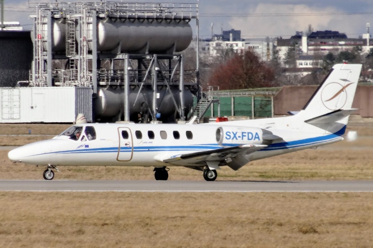 SX-FDA       Cessna Ciation 550       Lifeline Aviation