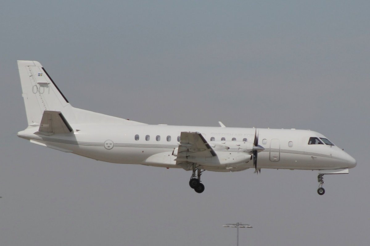 1000001          Saab TP100C        Swedish Armed Forces