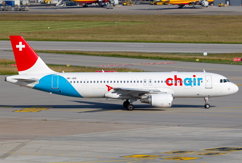 Chair Airlines / HB-JOS / Airbus A320-214