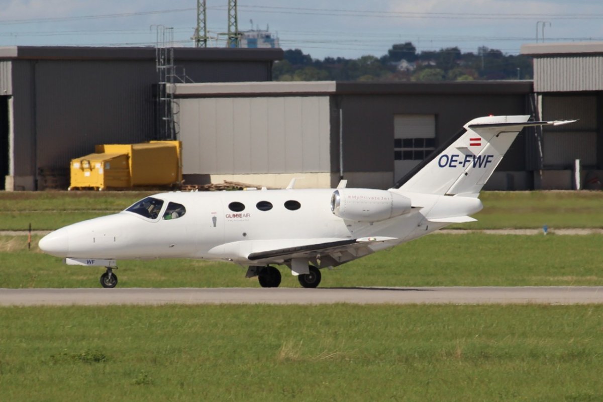 OE-FWF         Cessna Citation Mustang      GlobeAir