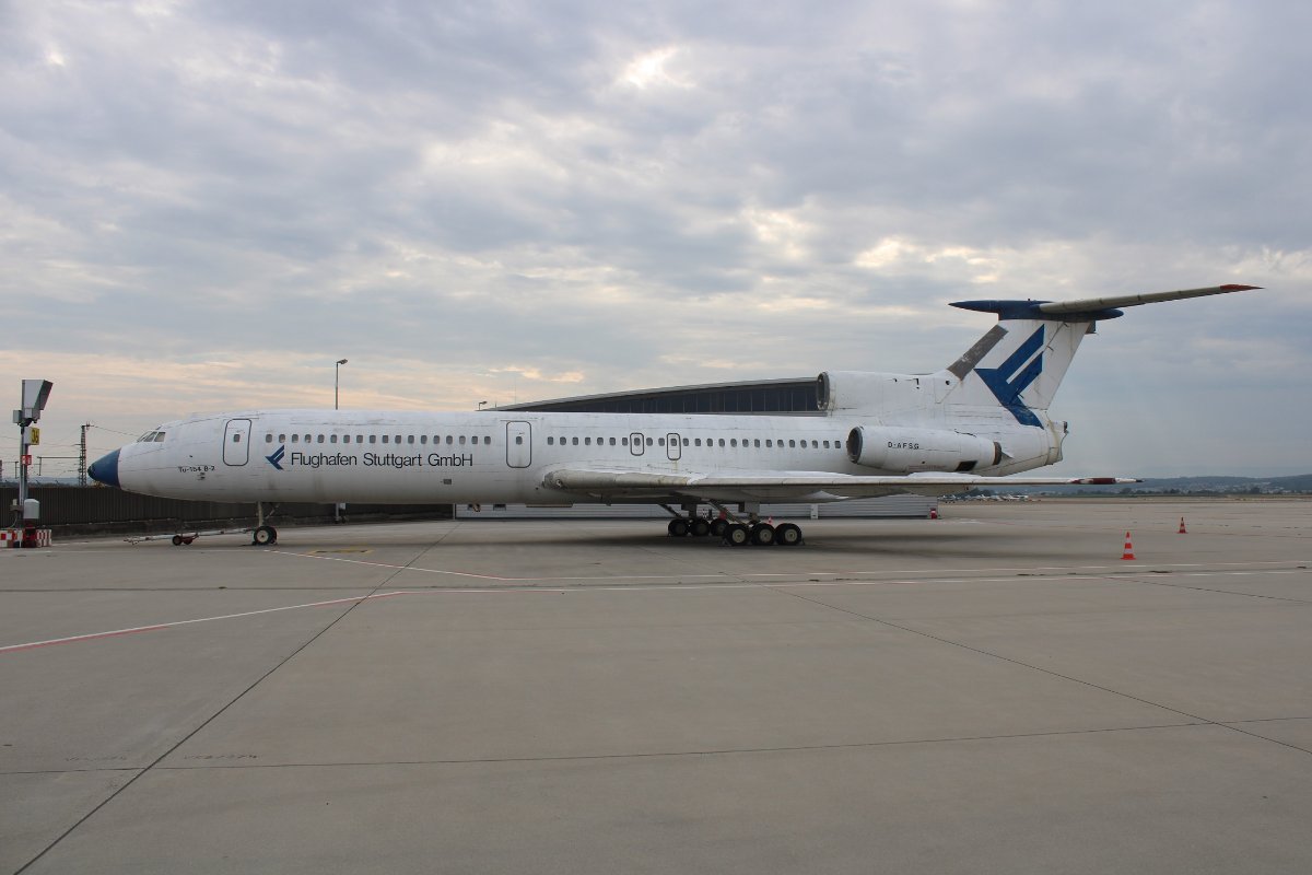 Tupolev 154 vom Flughafen Stuttgart